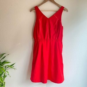 RED/ORANGE MINI DRESS SIZE 6